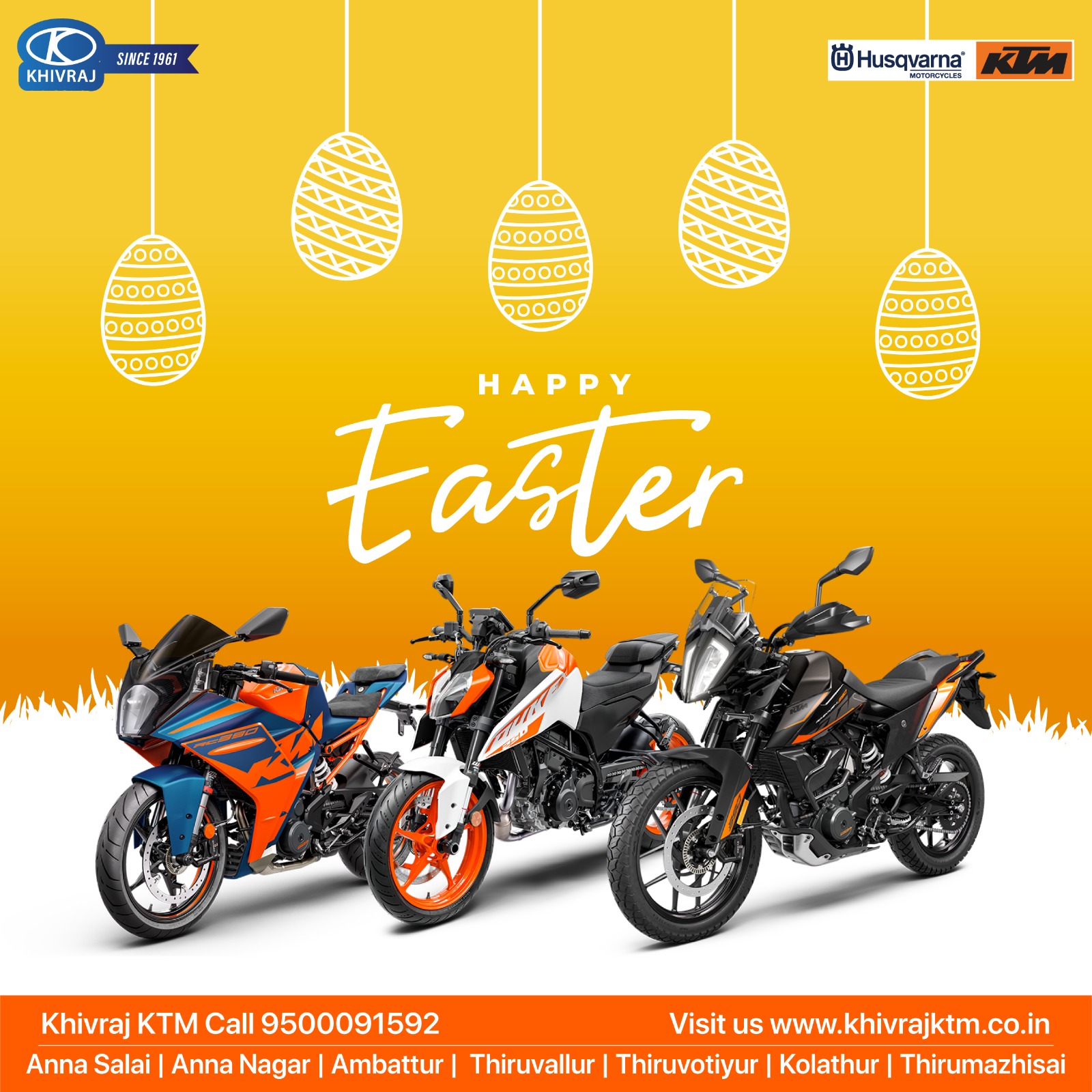 Happy Easter - Khivraj KTM